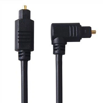 90 Derece Açılı Fiber Optik Toslink Kablosu