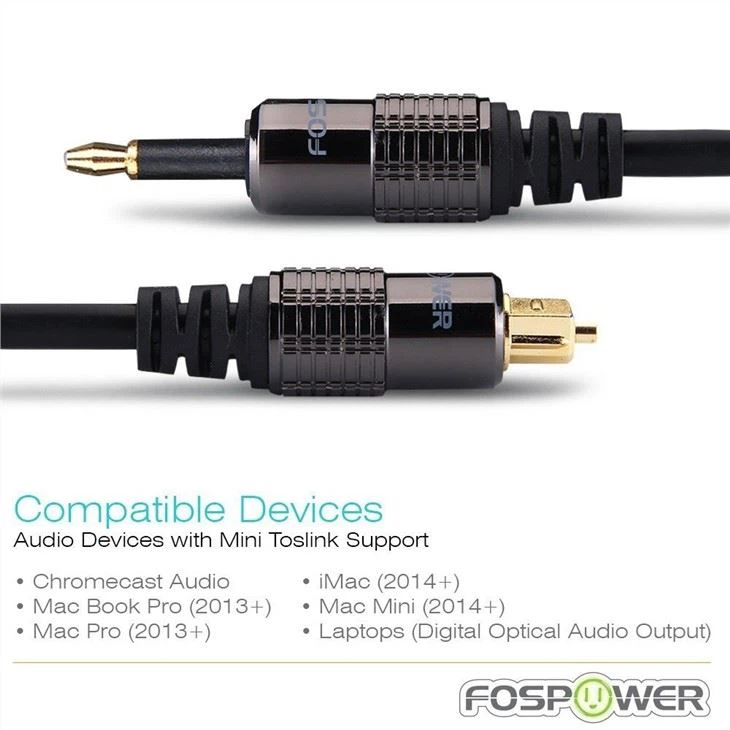 3.5 Mini Toslink Audio Optical Cable
