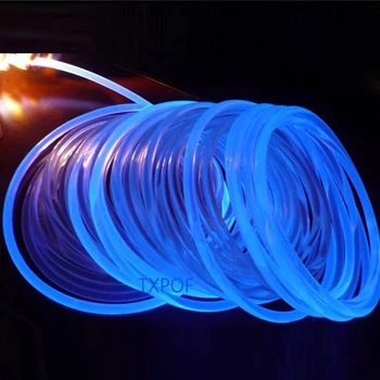 Led Light Plastic Fiber For Decoration