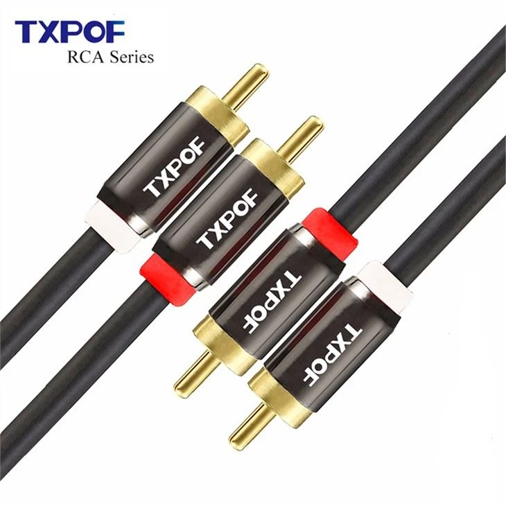 Premium 3.5mm Aux To 2 RCA Audio Cable