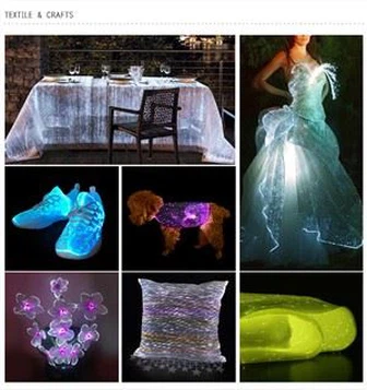 Dekorasyon için Led Işık Plastik Elyaf