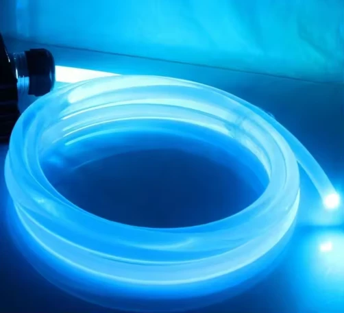 Plastik Yan Glow Fiber Optik Işık Kiti